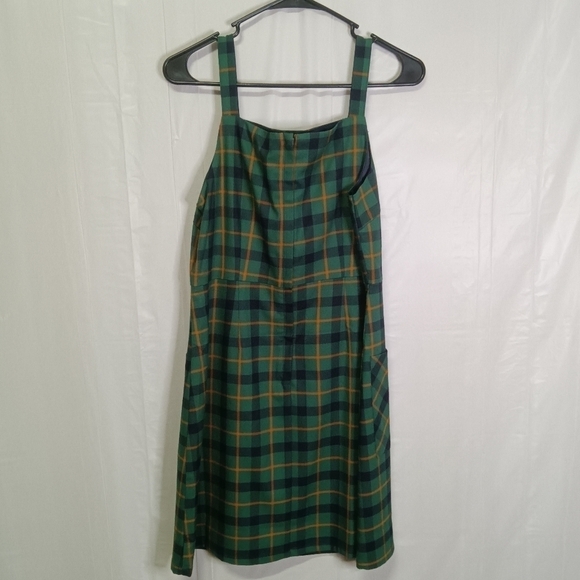 Modcloth Princess Highway Claudia Check Dress Green Plaid 10 - Picture 5 of 14